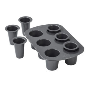 Wilton Cookie Shot Glass Pan Set – 6 Cavity Molds