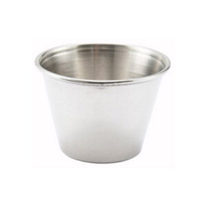 Winco SCP 4 Oz Stainless Metal Sauce Cup